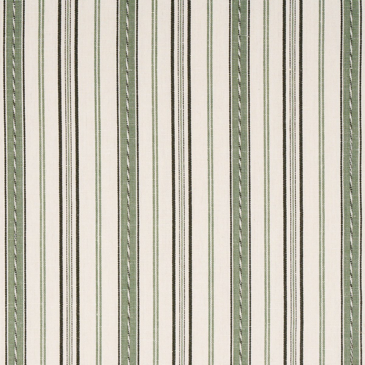 Schumacher LIGHTFOOT STRIPE MOSS Fabric | Atlanta Fabrics