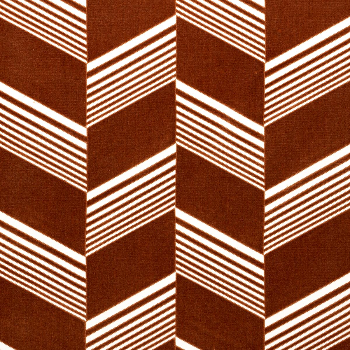 SCHUMACHER JESSIE CUT VELVET CAMEL FABRIC | Atlanta Fabrics