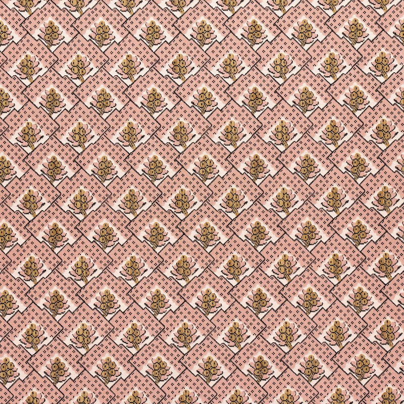 SCHUMACHER BLAIR SILK EPINGLE WYTHE ROSE FABRIC | Atlanta Fabrics