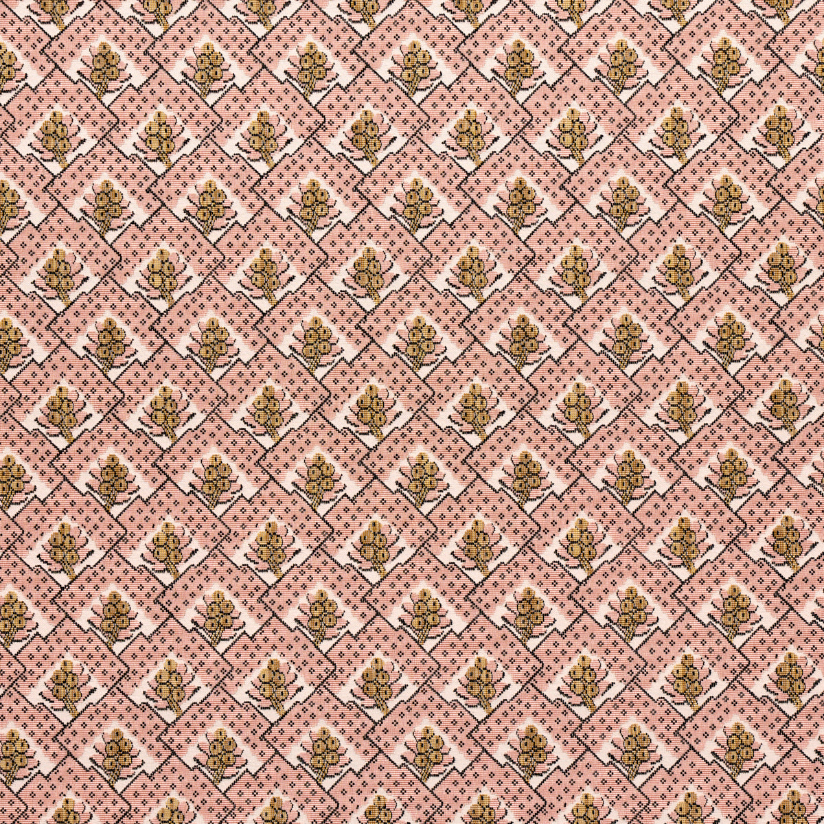 Schumacher BLAIR SILK ÌäPINGLÌä WYTHE ROSE Fabric | Atlanta Fabrics