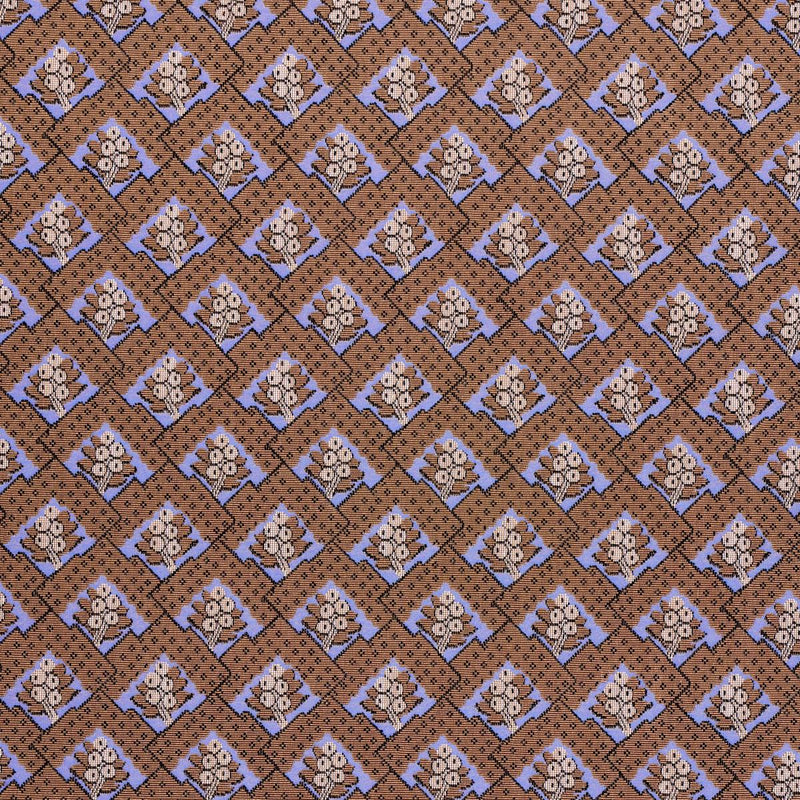 SCHUMACHER BLAIR SILK EPINGLE CHARLTON BROWN FABRIC | Atlanta Fabrics