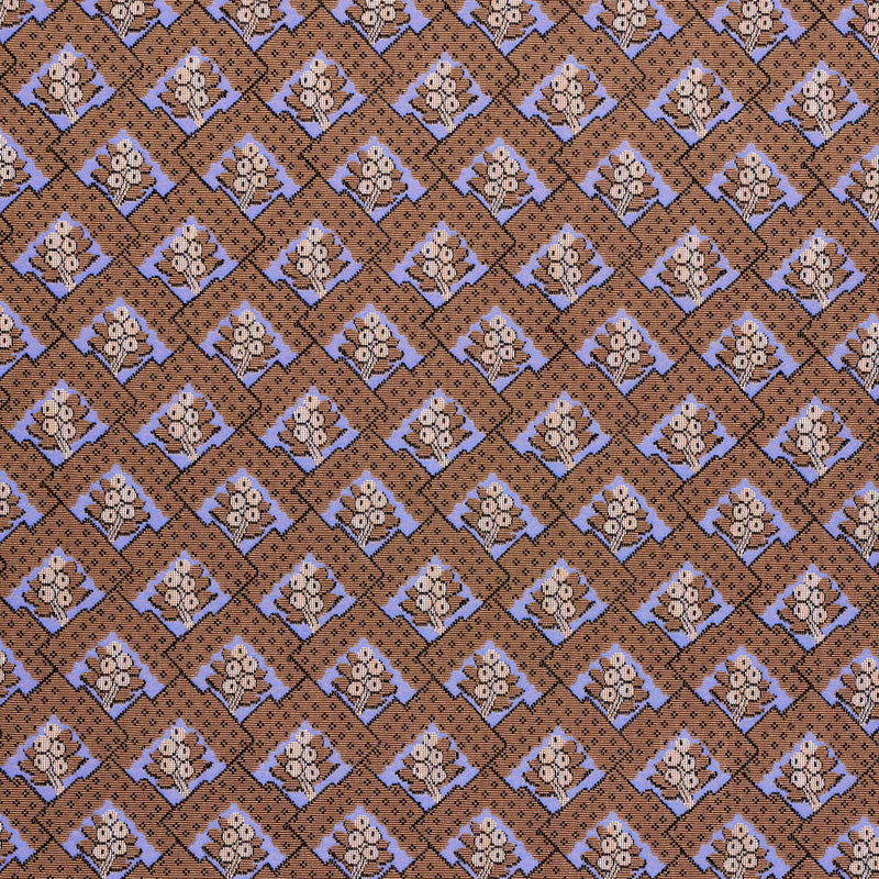 Schumacher BLAIR SILK ÌäPINGLÌä CHARLTON BROWN Fabric | Atlanta Fabrics