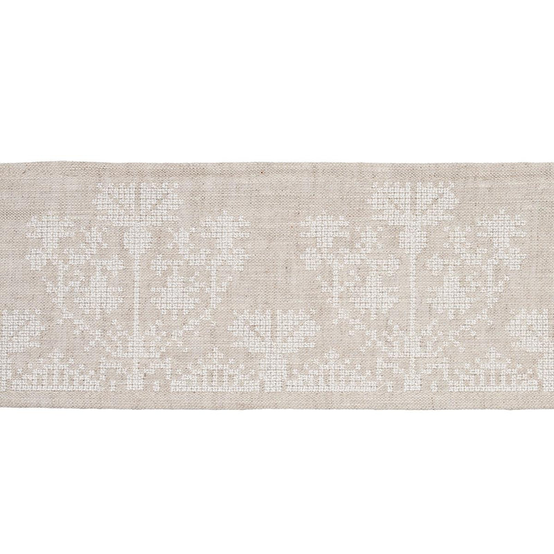 SCHUMACHER CUSTIS EMBROIDERED TAPE SHELL TRIM | Atlanta Fabrics