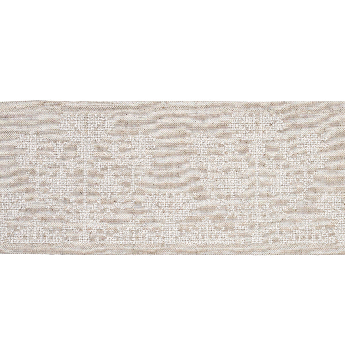 Schumacher CUSTIS EMBROIDERED TAPE SHELL Trim | Atlanta Fabrics