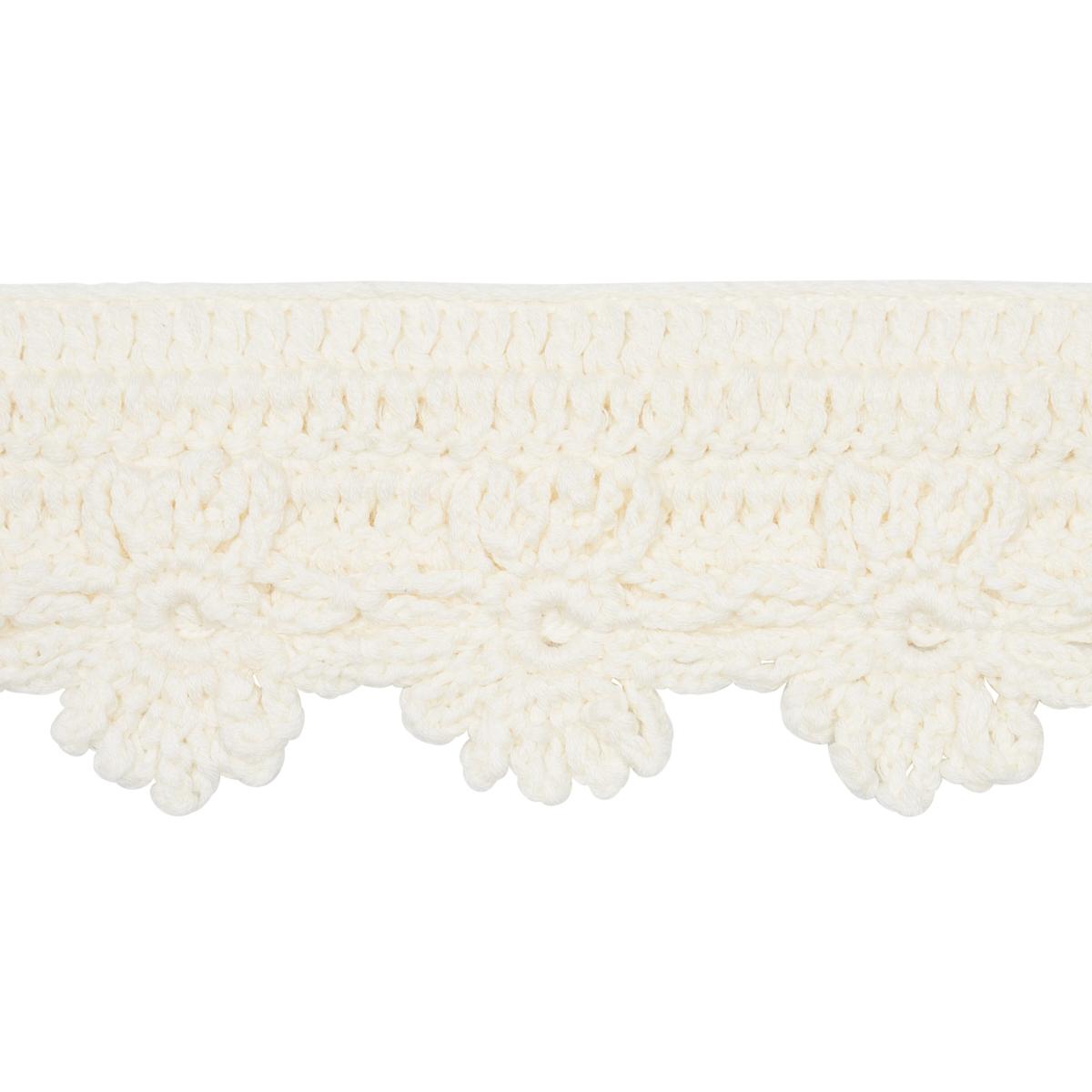 EVELYNE CROCHET TRIM IVORY
