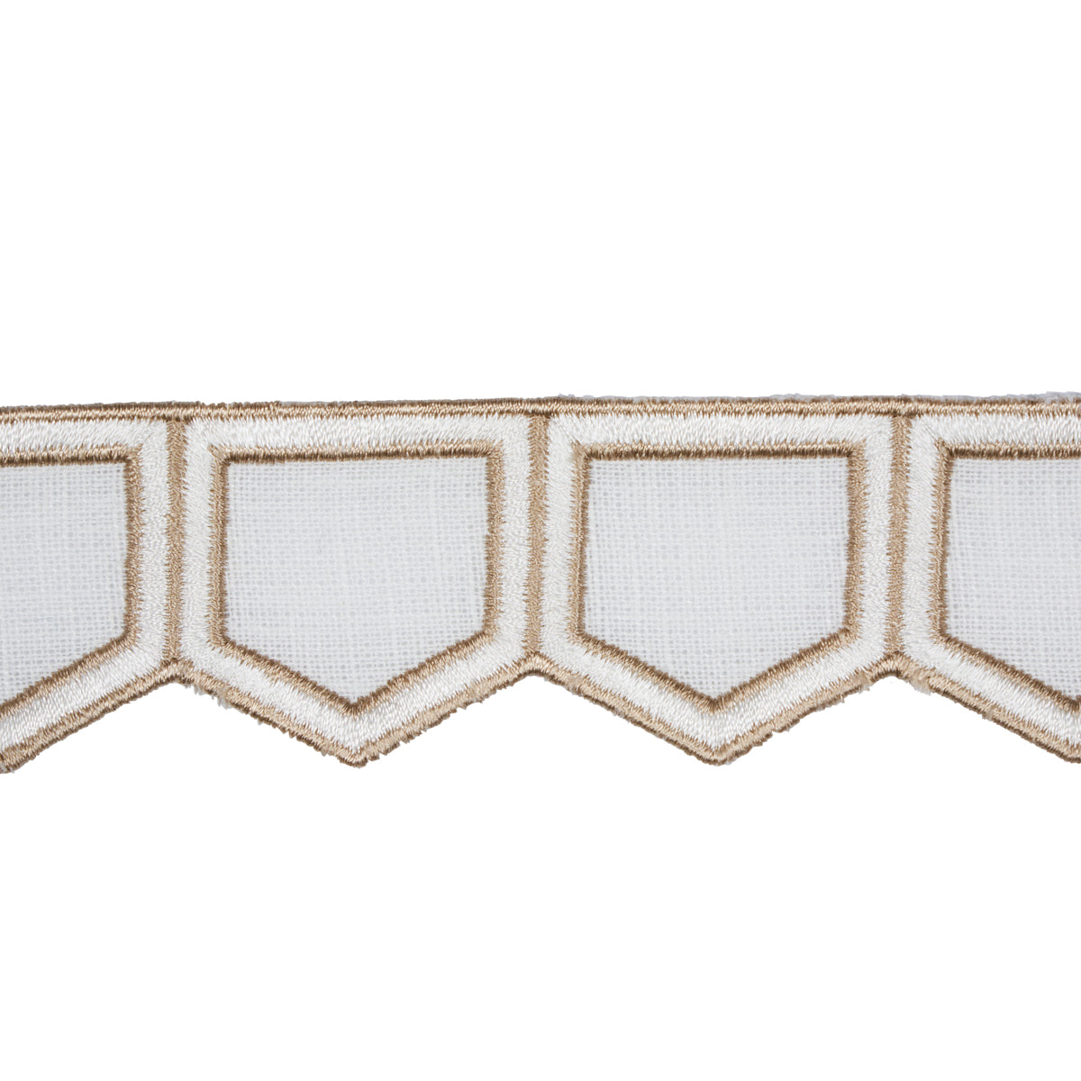 Schumacher Honeycomb Trim IVORY Trim | Atlanta Fabrics
