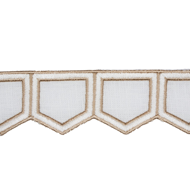 Schumacher Honeycomb Trim IVORY Trim | Atlanta Fabrics