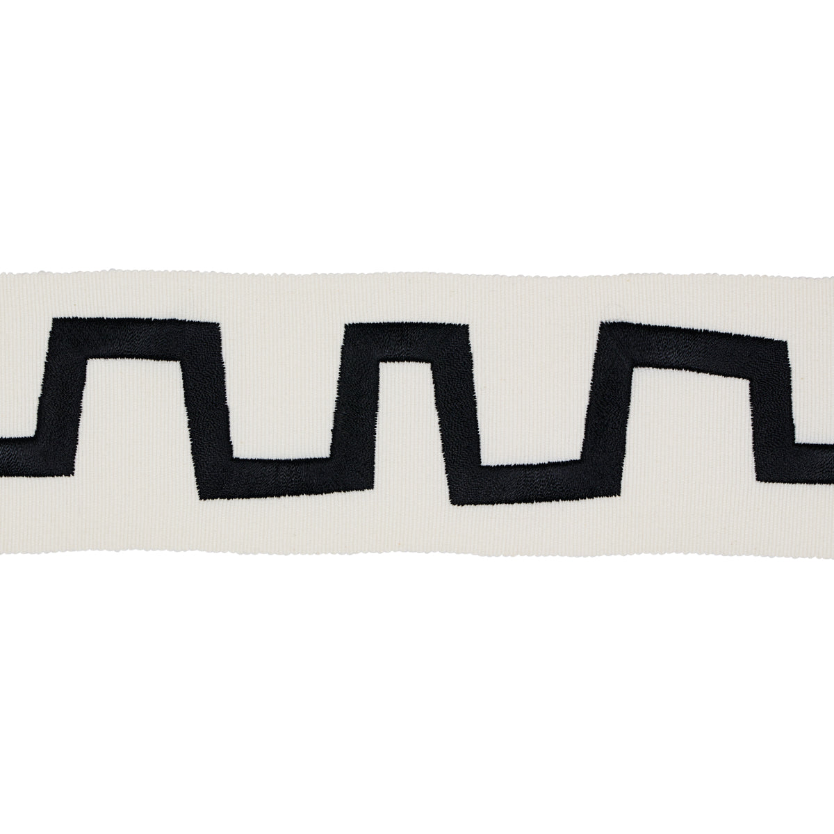 Schumacher Corbu Tape BLACK Trim | Atlanta Fabrics