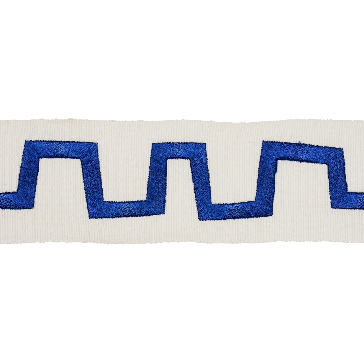 Schumacher Corbu Tape BLUE Trim | Atlanta Fabrics
