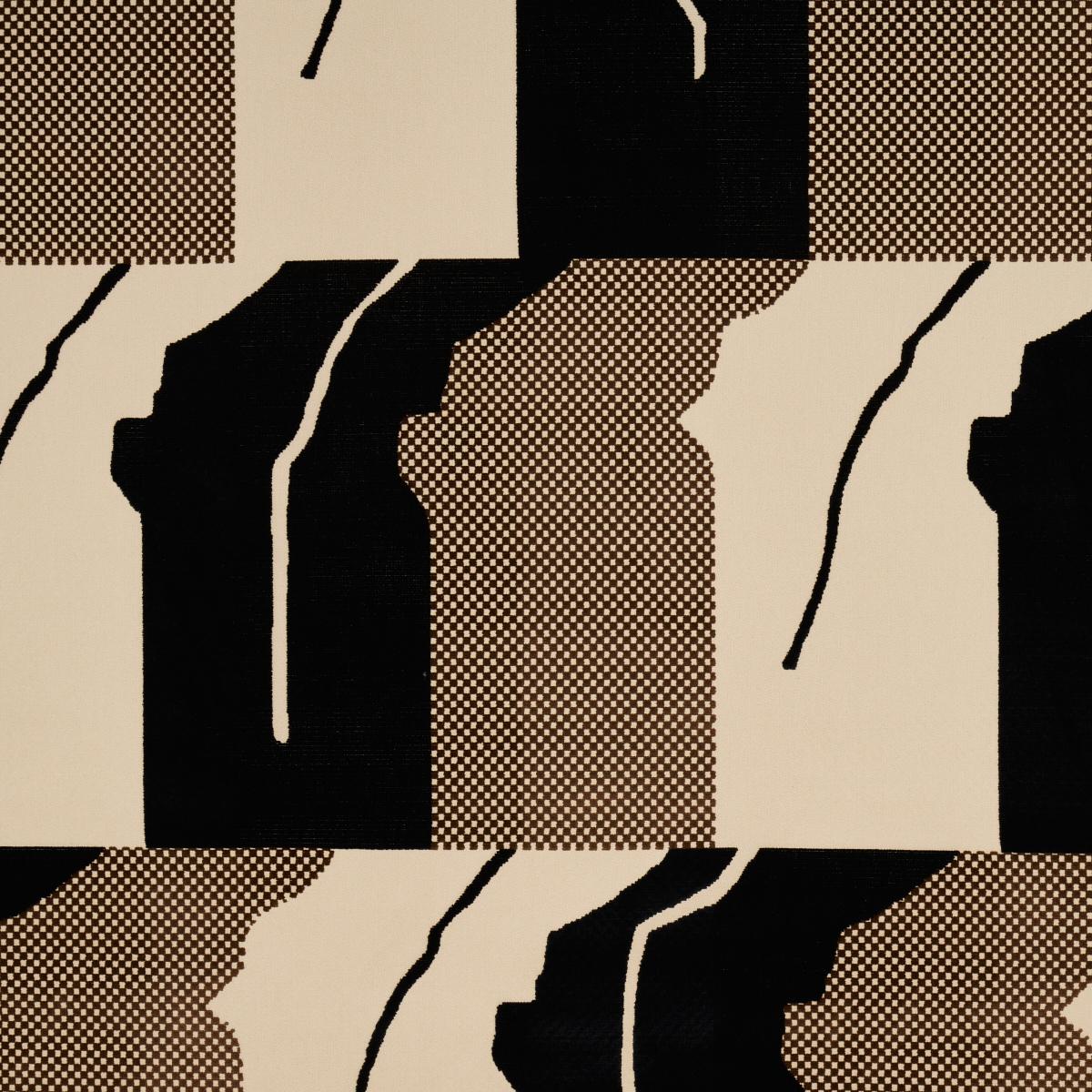 SCHUMACHER GUSTAVIAN DANCE VELVET CHOCOLATE FABRIC | Atlanta Fabrics