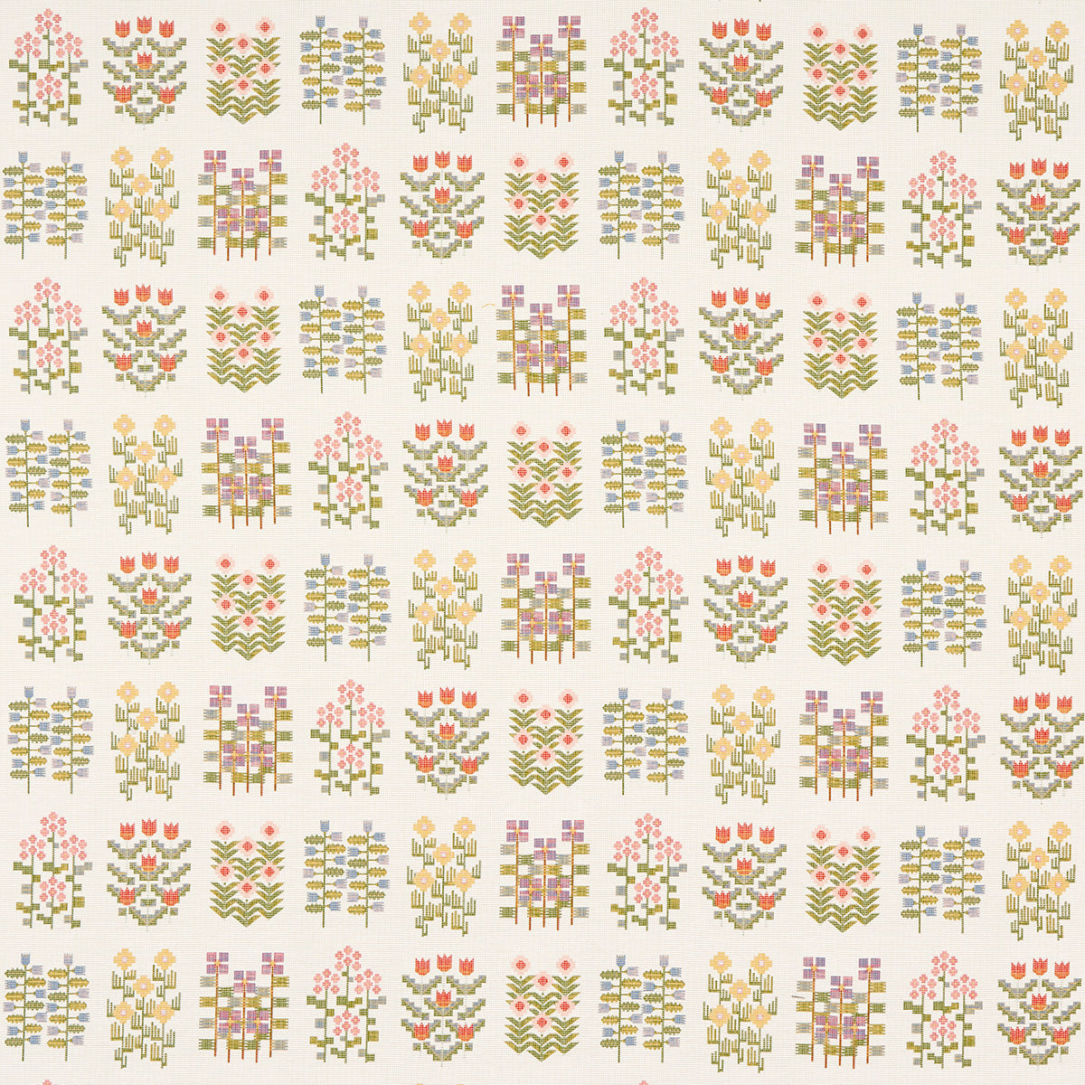 ANNIKA FLORAL TAPESTRY MULTI ON IVORY