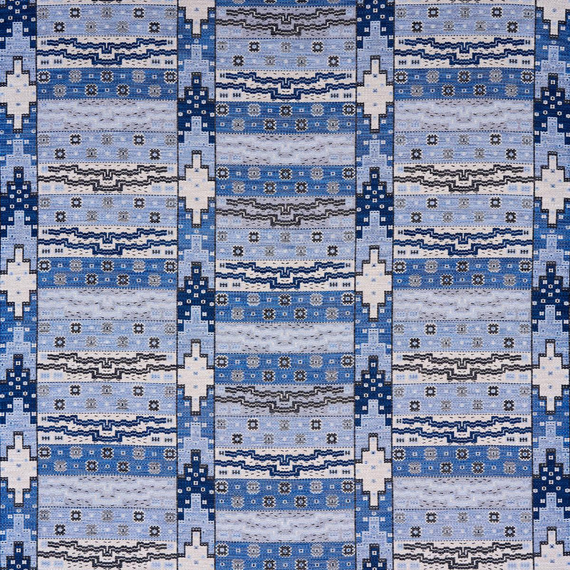 SCHUMACHER FAIRUZA FLATWEAVE DENIM FABRIC | Atlanta Fabrics