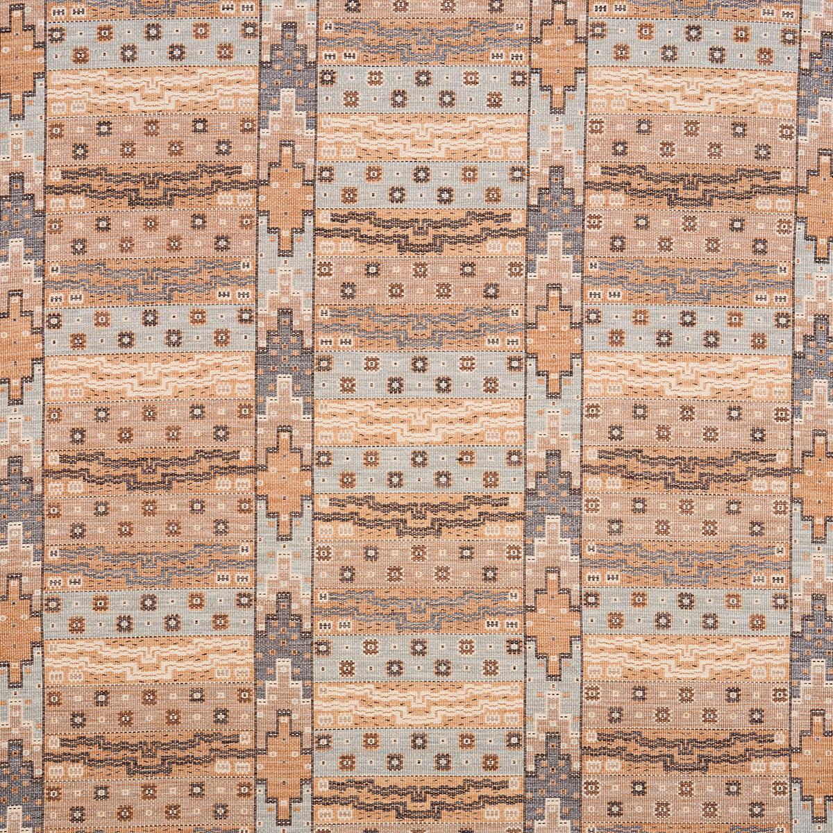 SCHUMACHER FAIRUZA FLATWEAVE FOG FABRIC | Atlanta Fabrics
