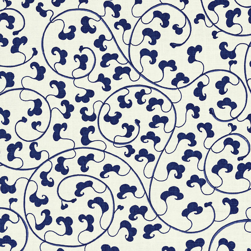 Schumacher CHINABERRY DELFT Fabric | Atlanta Fabrics
