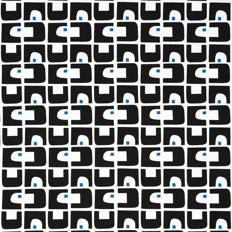SCHUMACHER DEN APPLIQUE CARBON FABRIC | Atlanta Fabrics