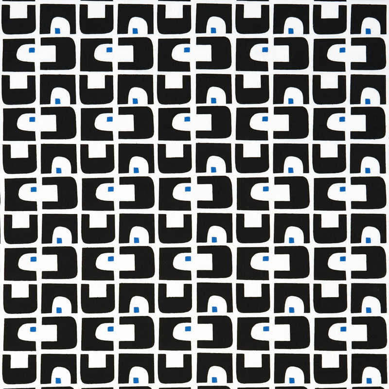 Schumacher DEN APPLIQUÌä CARBON Fabric | Atlanta Fabrics