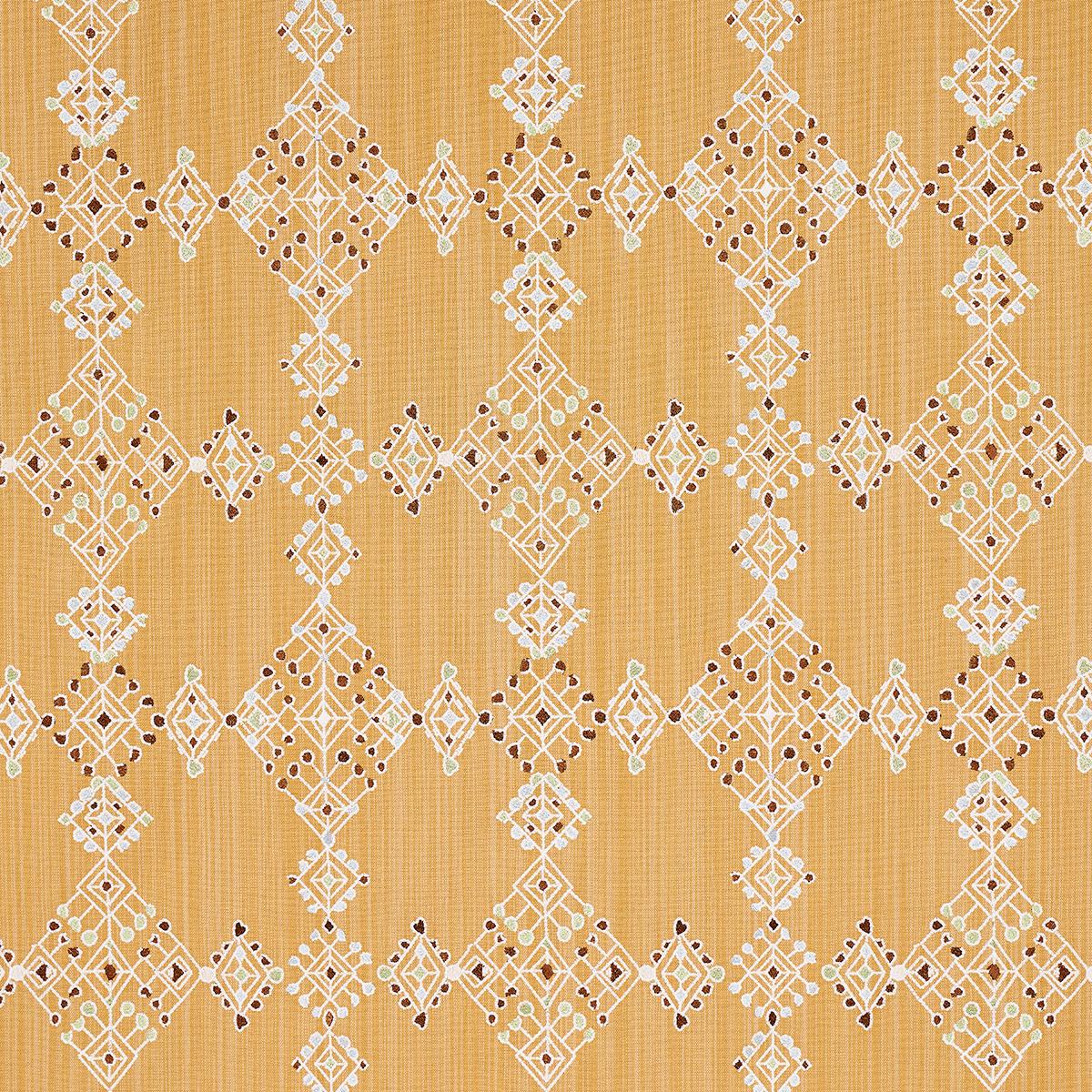 KALINDI EMBROIDERY SAFFRON