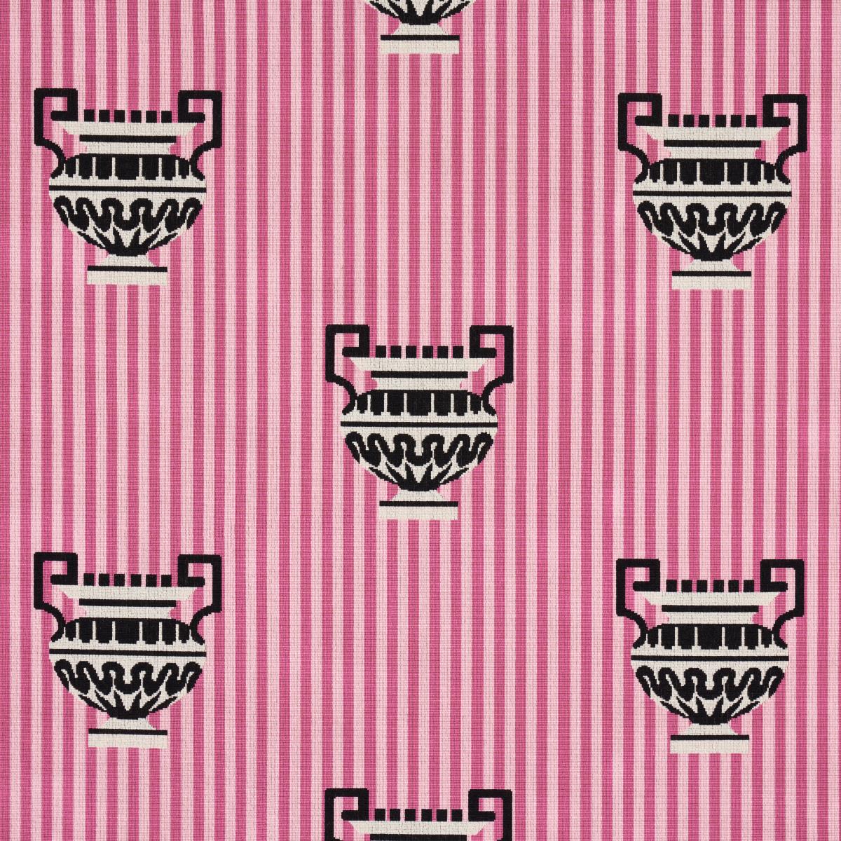 SCHUMACHER CLERMONT EPINGLE PINK FABRIC | Atlanta Fabrics