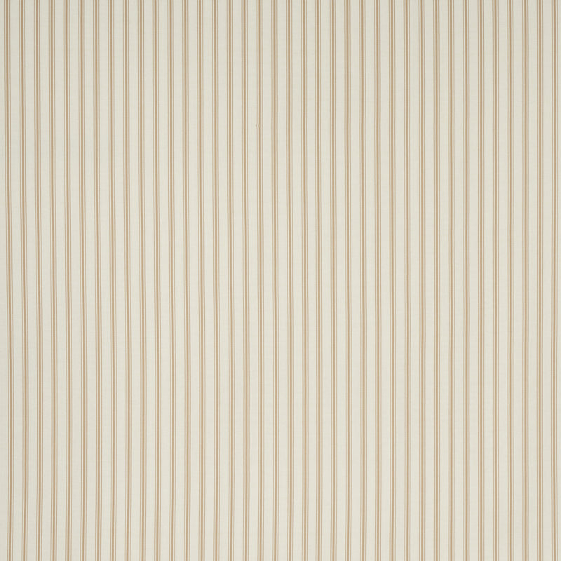 Schumacher MARQUET TICKING STRIPE SAND Fabric | Atlanta Fabrics