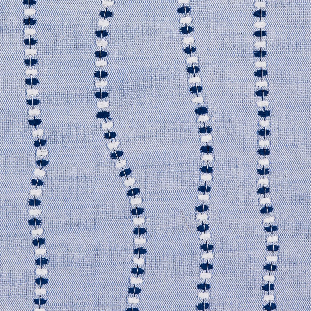 SCHUMACHER ELODIE EMBROIDERY CHAMBRAY FABRIC | Atlanta Fabrics