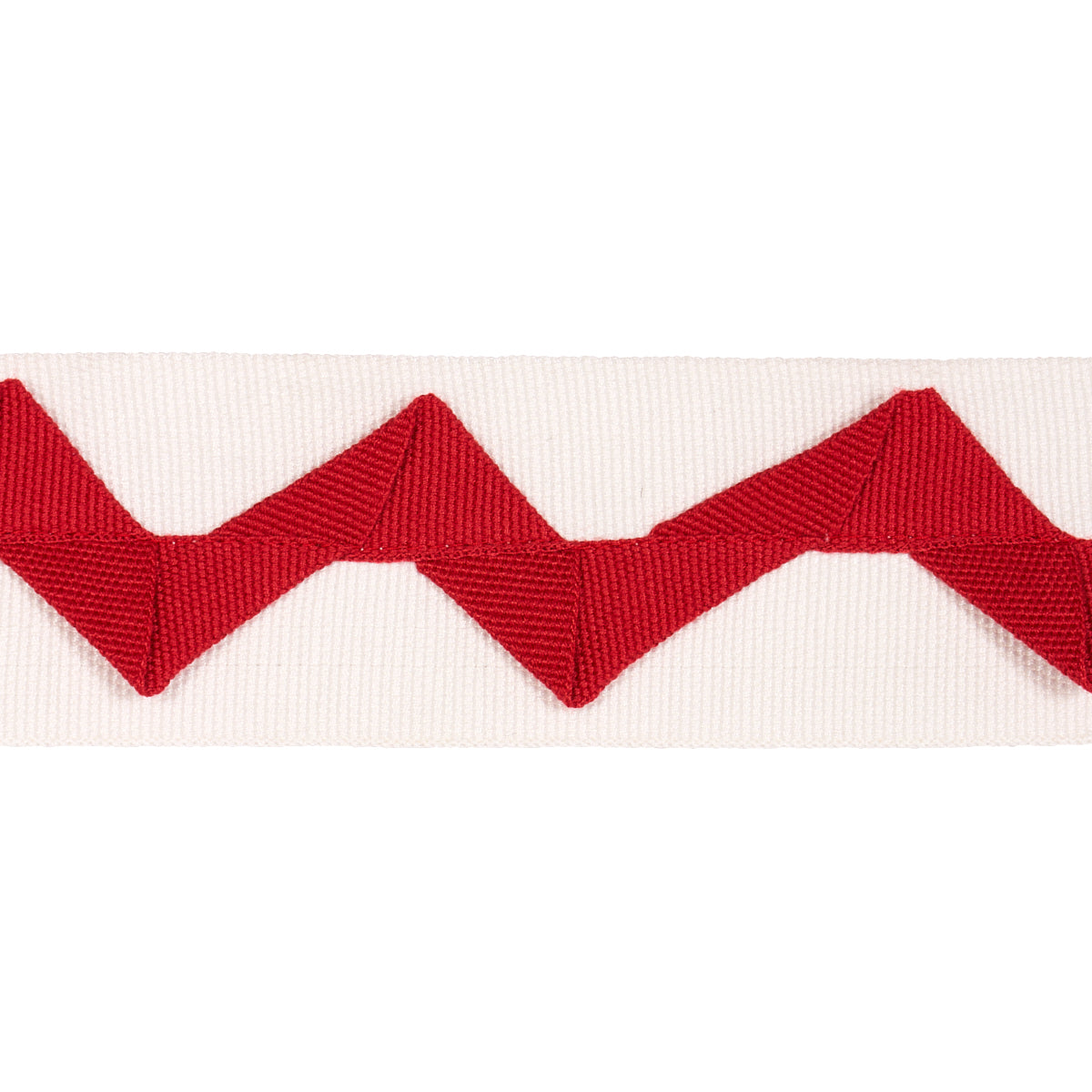 LAZARE APPLIQUÌä TAPE RED ON IVORY