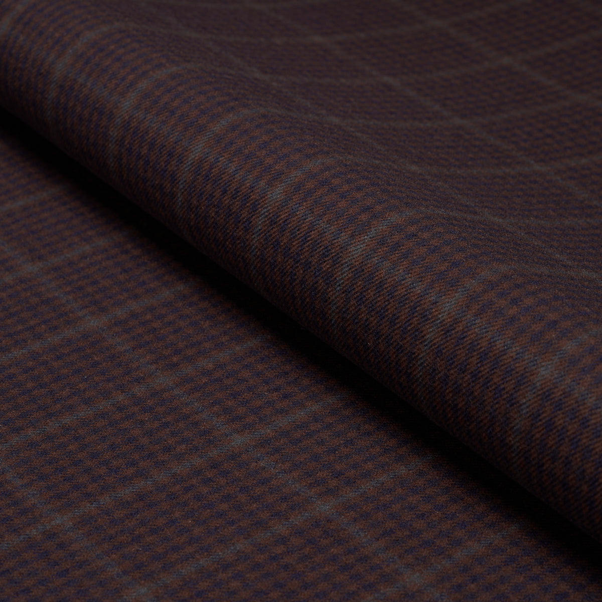 ALDRIDGE WOOL HOUNDSTOOTH BURGUNDY