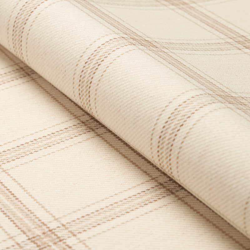 Schumacher BLACKBURN MERINO PLAID IVORY Fabric | Atlanta Fabrics