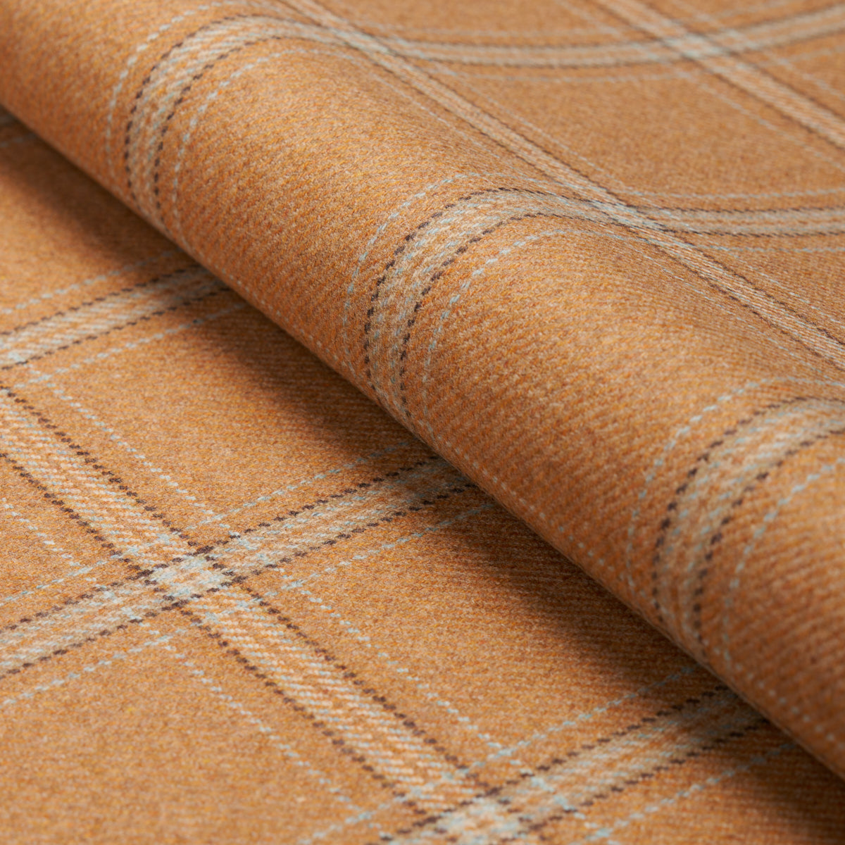 Schumacher BLACKBURN MERINO PLAID CAMEL Fabric | Atlanta Fabrics