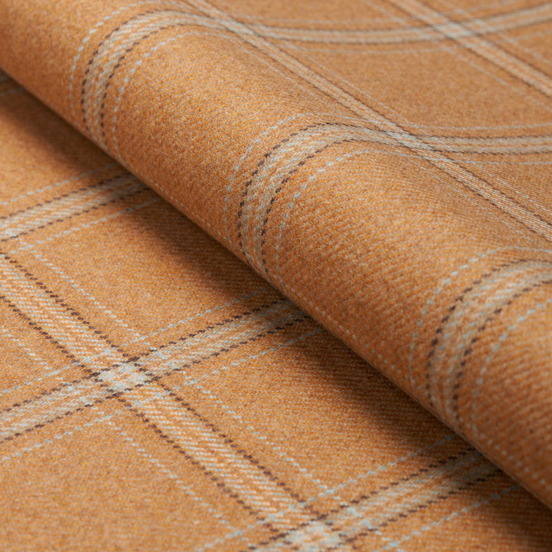 Schumacher BLACKBURN MERINO PLAID CAMEL Fabric | Atlanta Fabrics