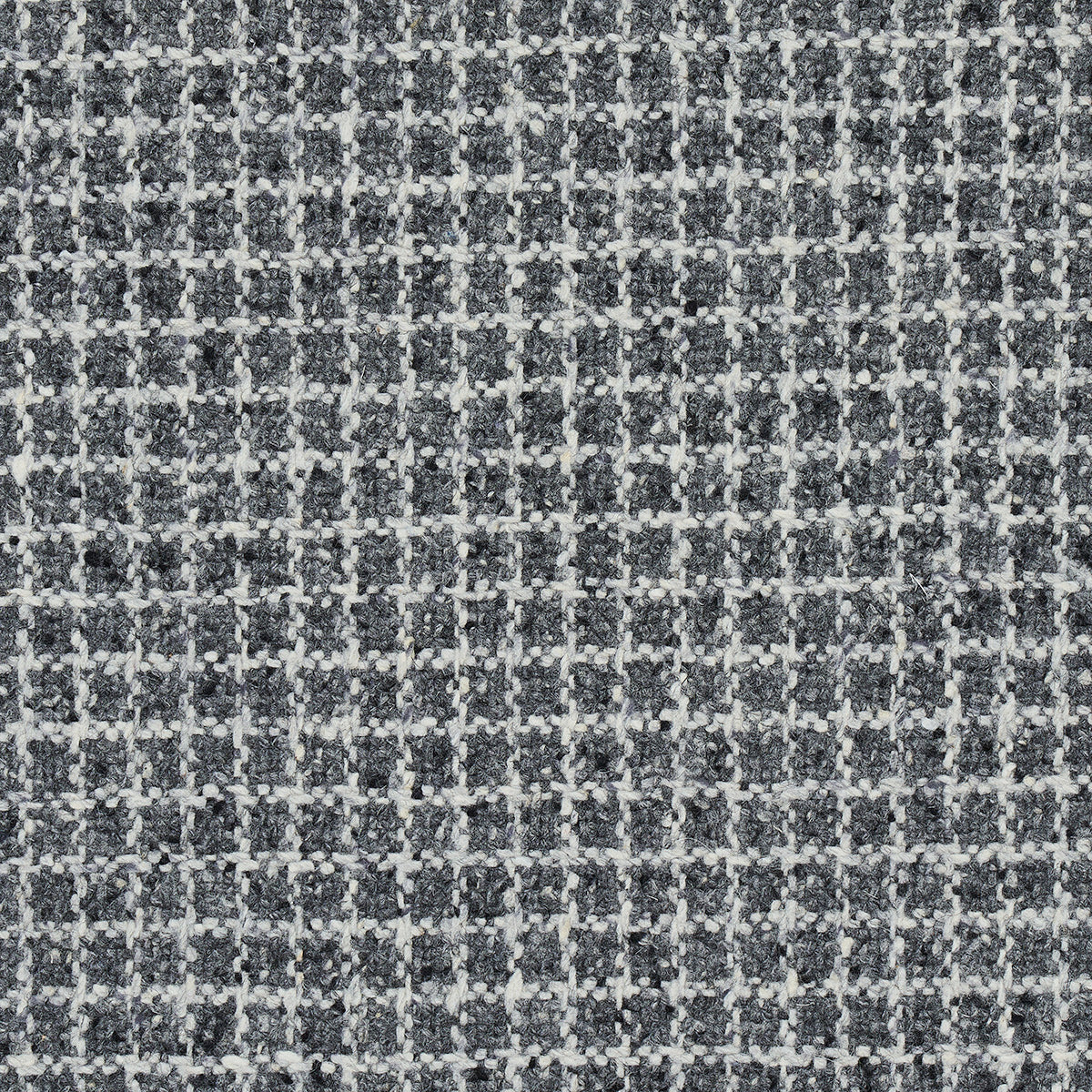 Schumacher HUDSON WOOL CHECK GREY Fabric | Atlanta Fabrics
