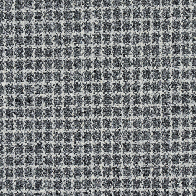 Schumacher HUDSON WOOL CHECK GREY Fabric | Atlanta Fabrics