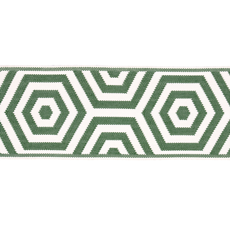 Schumacher BEES KNEES INDOOR/OUTDOOR TAPE GREEN Trim | Atlanta Fabrics