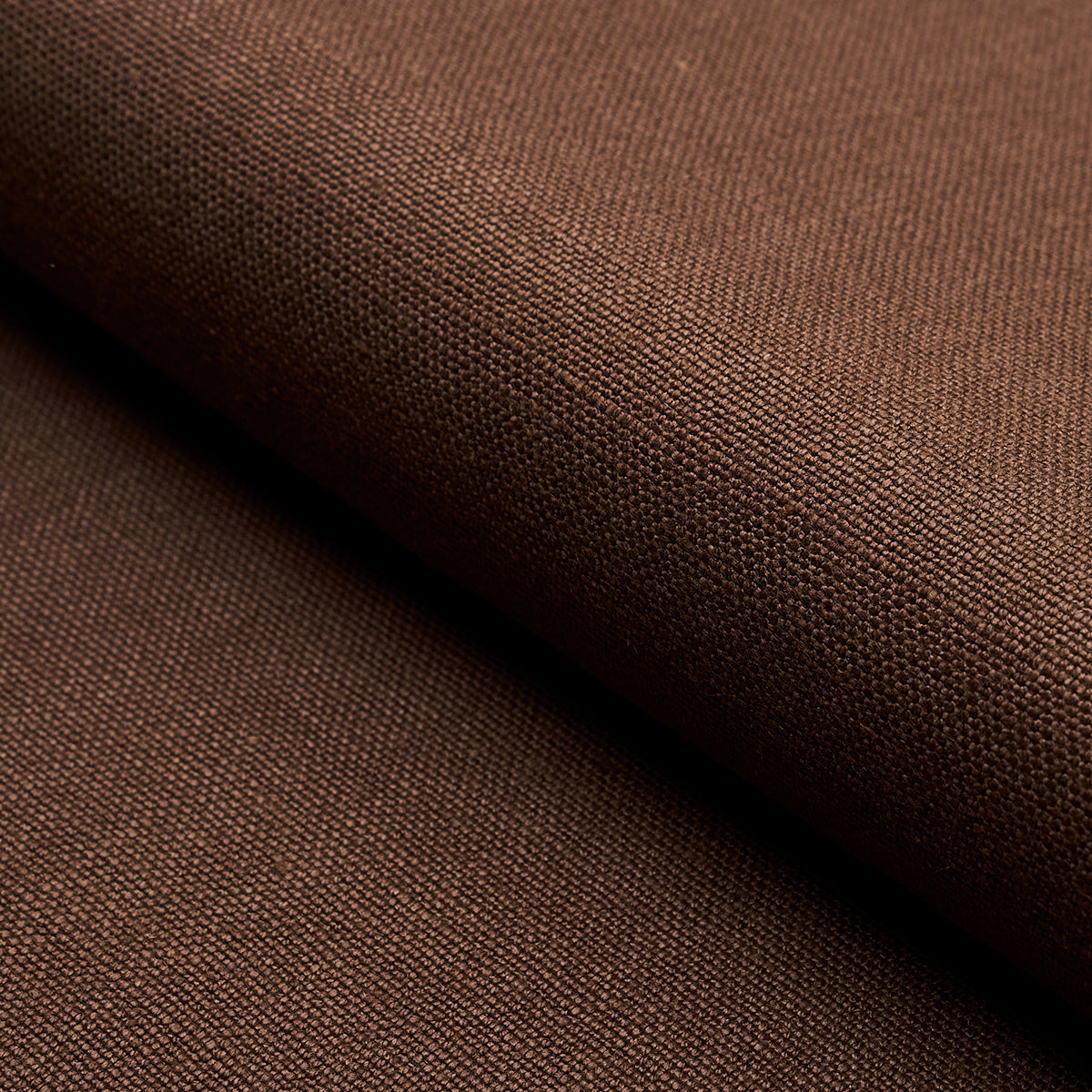 Schumacher PIET PERFORMANCE LINEN BROWN Fabric | Atlanta Fabrics