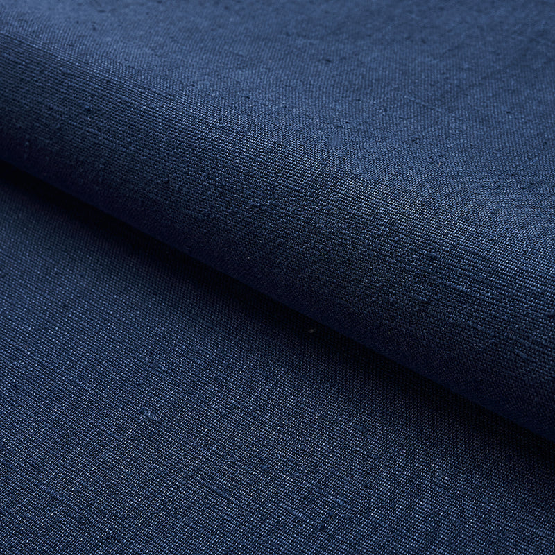 Schumacher MARCO PERFORMANCE LINEN INDIGO Fabric | Atlanta Fabrics