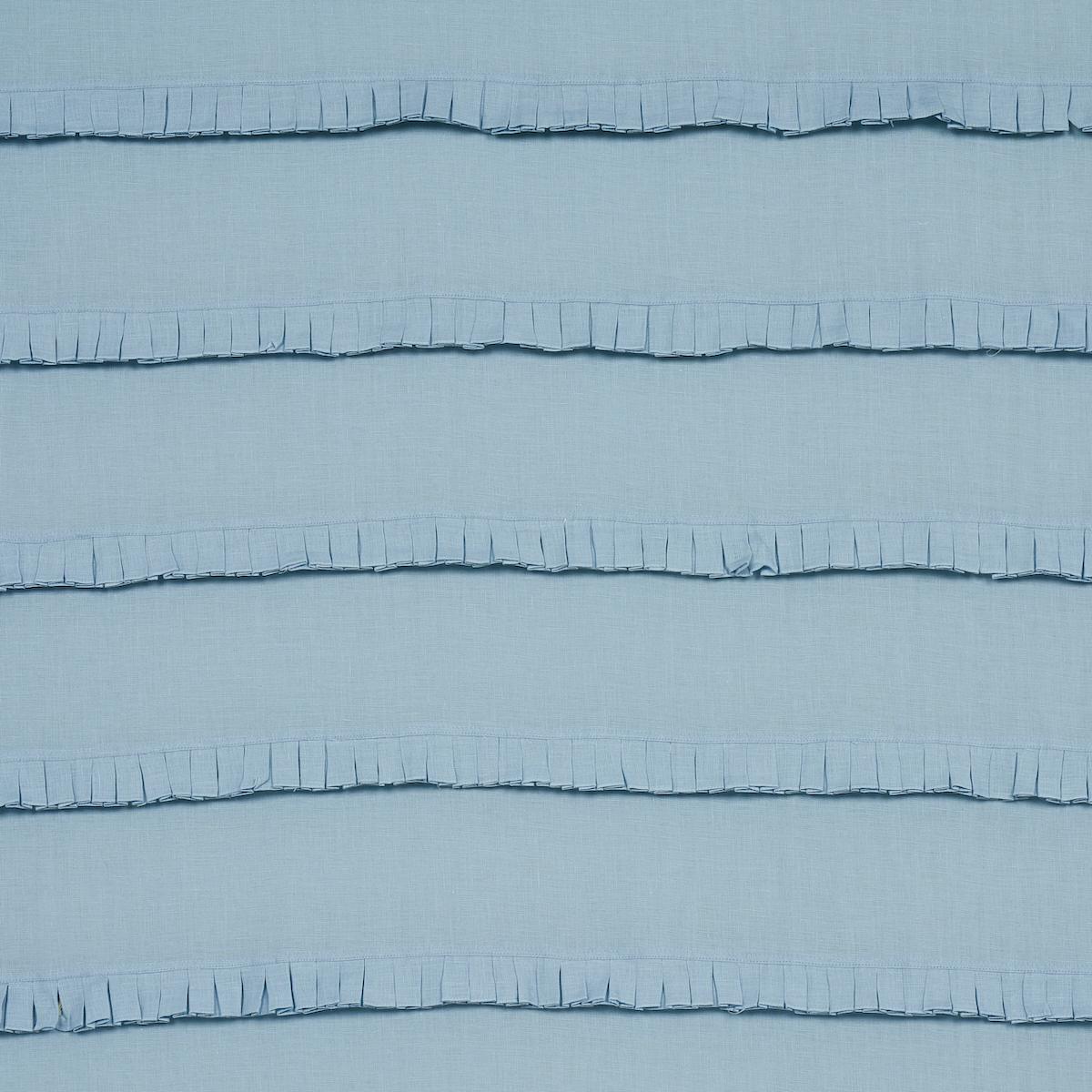 SCHUMACHER DOROTHY PLEATED LINEN CHAMBRAY FABRIC | Atlanta Fabrics