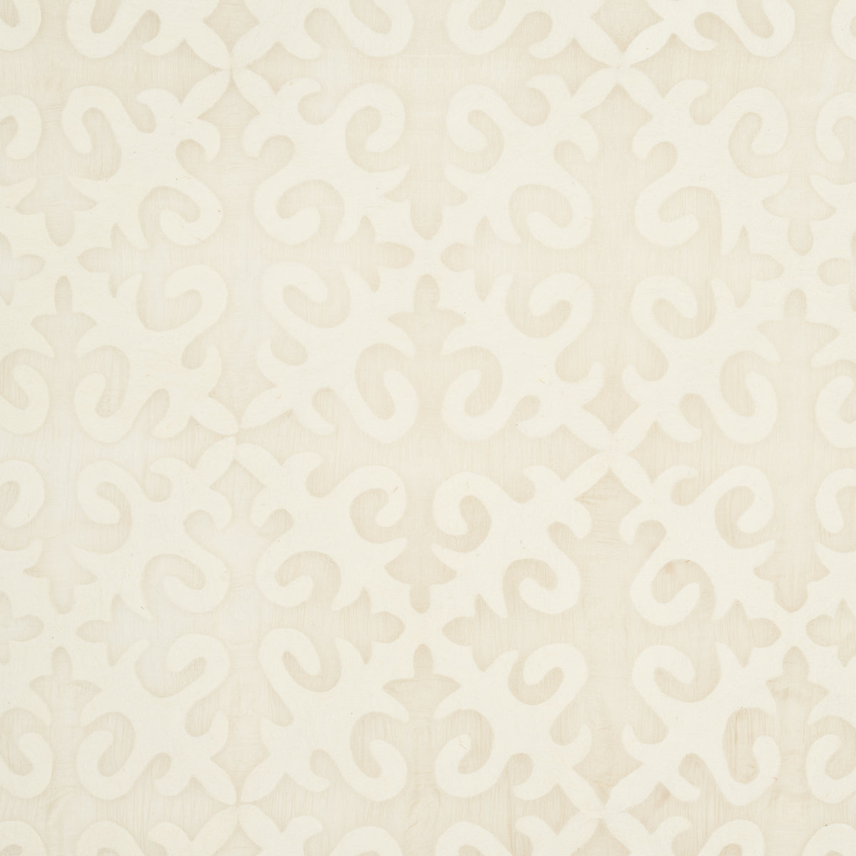 KYRGYZSTAN WOOL SILK PANEL OYSTER AND NATURAL