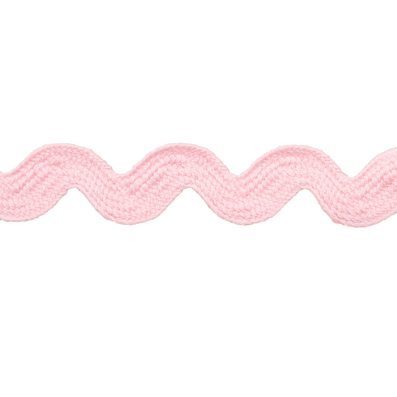 Schumacher RIC RAC TAPE MEDIUM PALE PINK Trim | Atlanta Fabrics