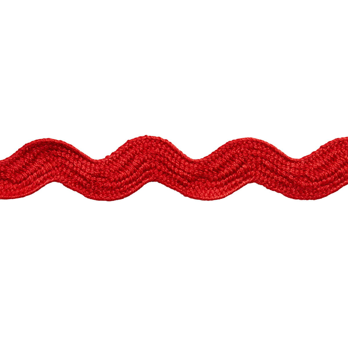 Schumacher RIC RAC TAPE MEDIUM ROSSO Trim | Atlanta Fabrics