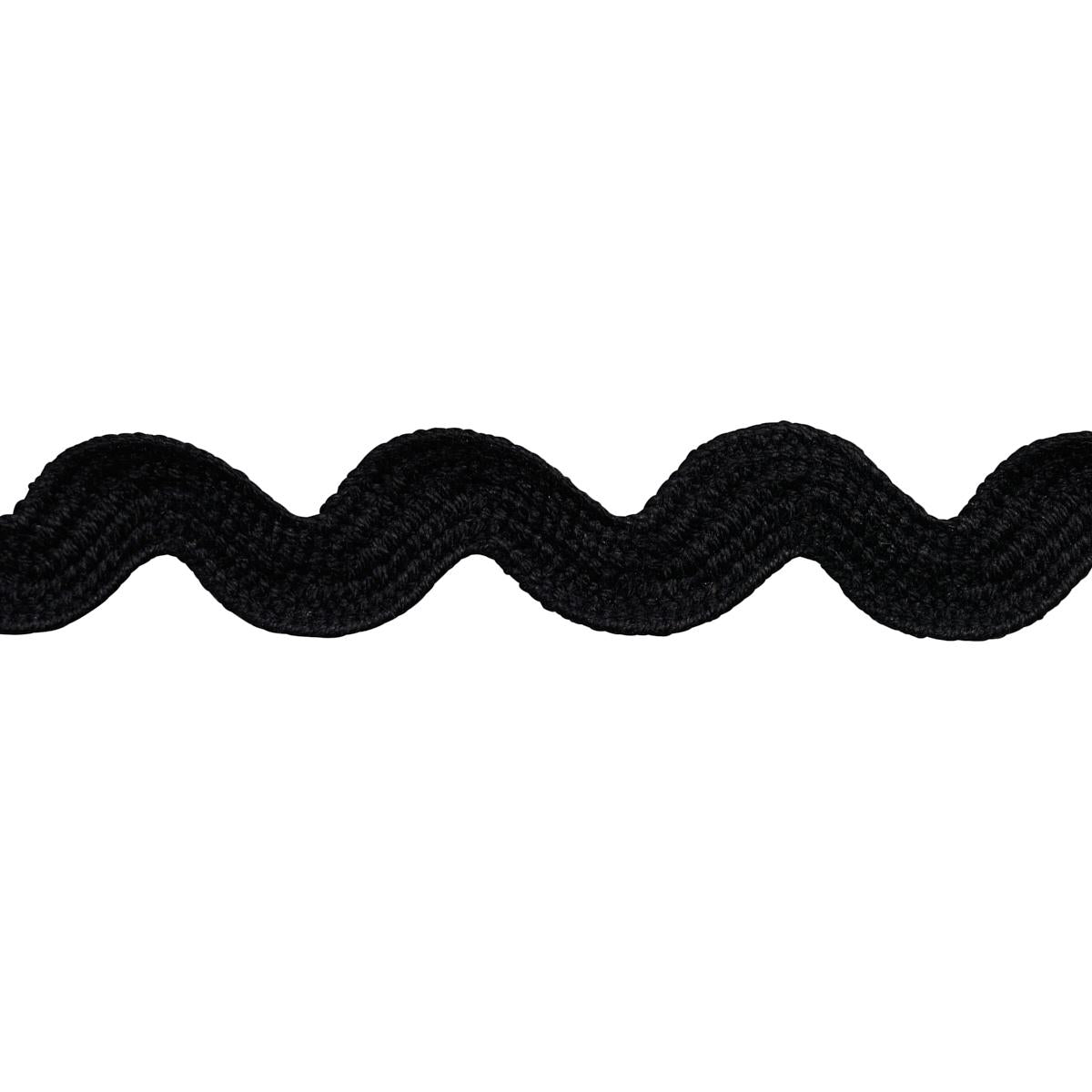 RIC RAC TAPE MEDIUM BLACK