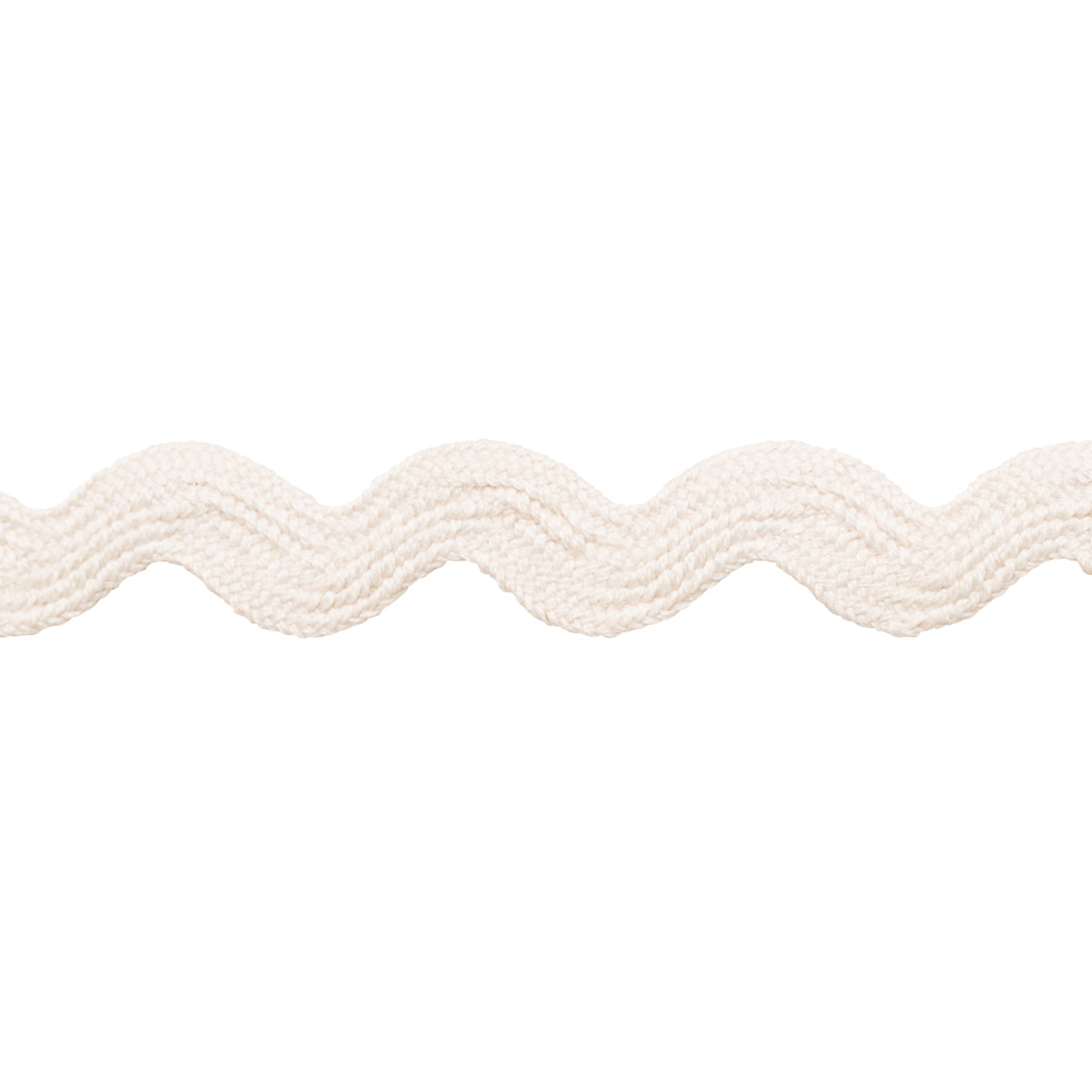 Schumacher RIC RAC TAPE MEDIUM IVORY Trim | Atlanta Fabrics