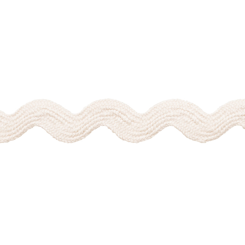Schumacher RIC RAC TAPE MEDIUM IVORY Trim | Atlanta Fabrics