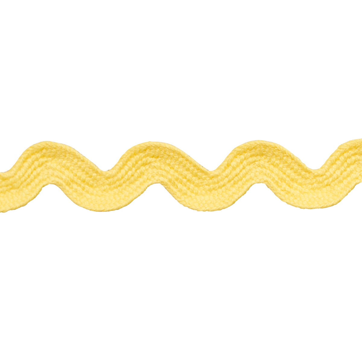 Schumacher RIC RAC TAPE MEDIUM YELLOW Trim | Atlanta Fabrics