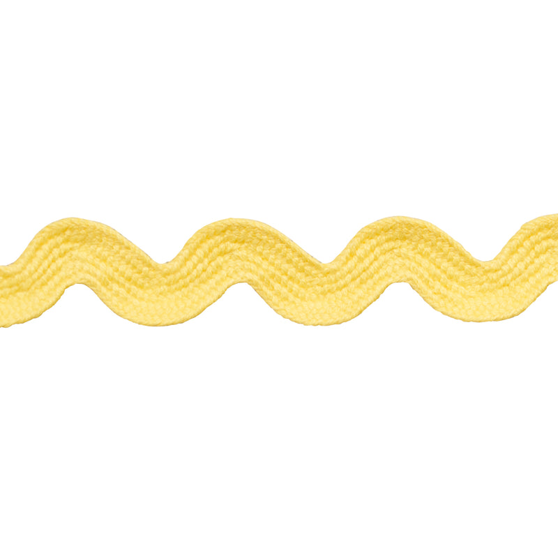 Schumacher RIC RAC TAPE MEDIUM YELLOW Trim | Atlanta Fabrics