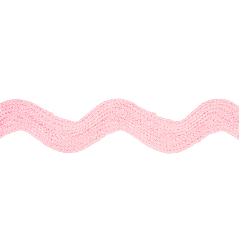 Schumacher RIC RAC TAPE LARGE PALE PINK Trim | Atlanta Fabrics