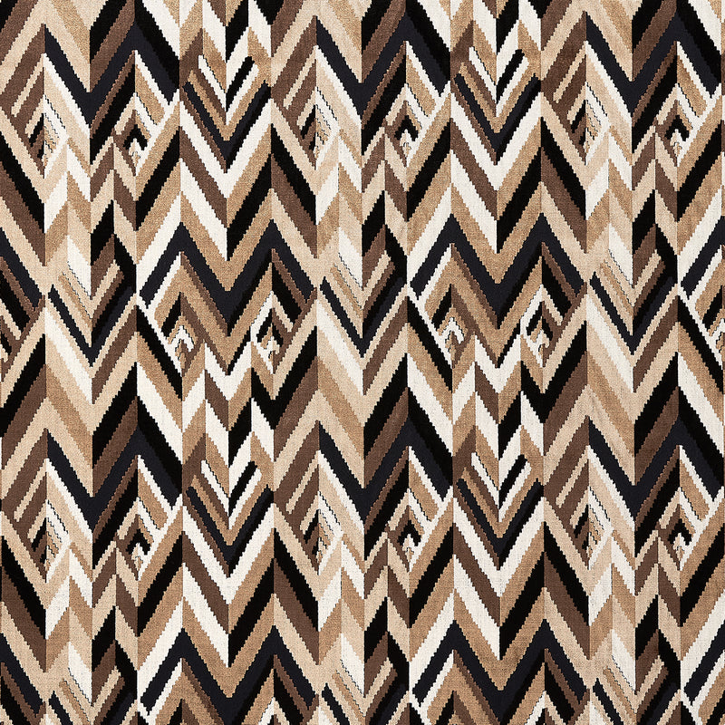 Schumacher TAYLOR VELVET ESPRESSO Fabric | Atlanta Fabrics