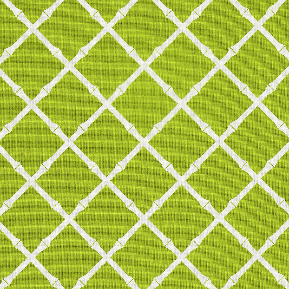 Schumacher BAMBOO TRELLIS INDOOR/OUTDOOR LEAF Fabric | Atlanta Fabrics