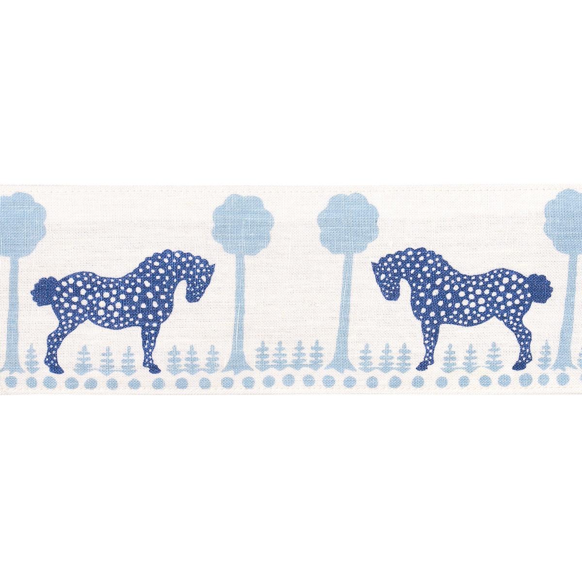 POLKA DOT PONY TAPE BLUE