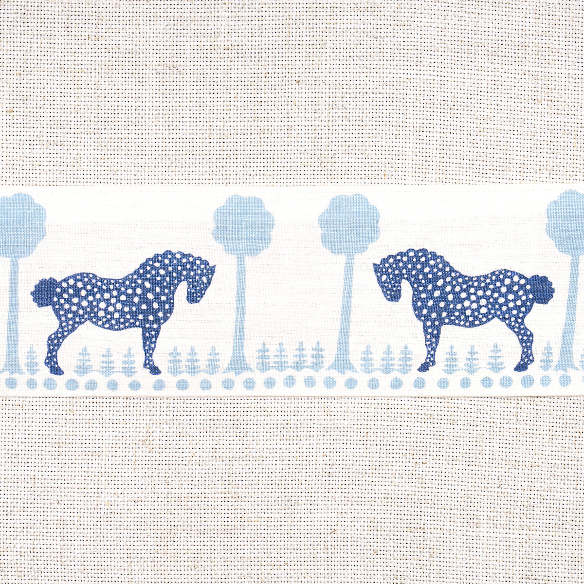 POLKA DOT PONY TAPE BLUE