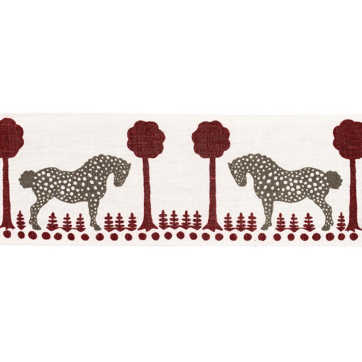 POLKA DOT PONY TAPE RED