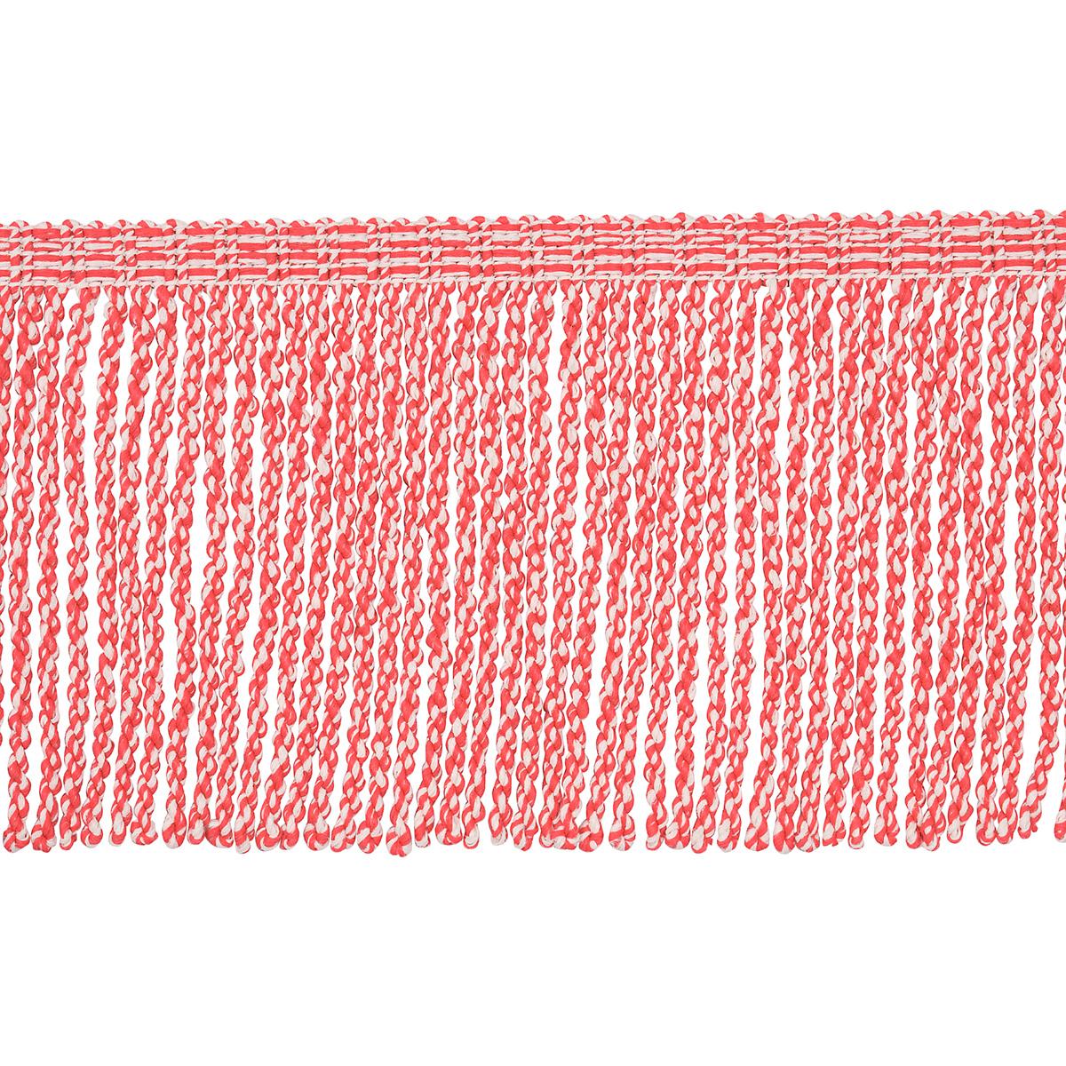 OUTDOOR BOULLION FRINGE TRIM CORAL